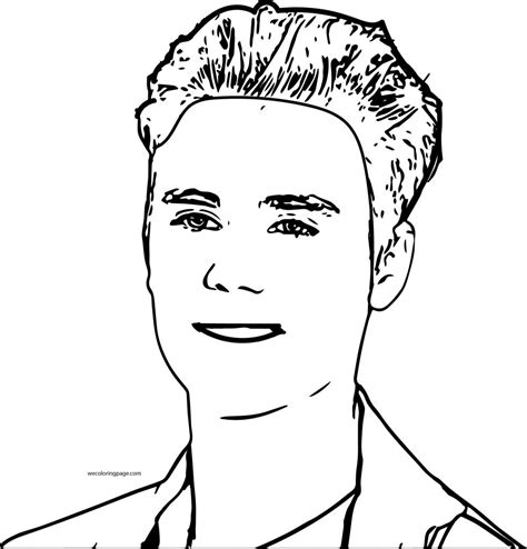 justin bieber coloring page 01 - Wecoloringpage.com