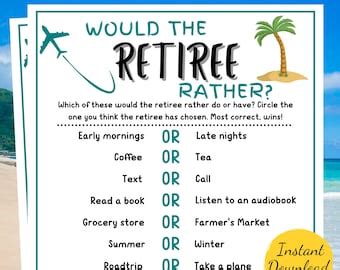 How Well Do You Know The Retiree Game Printable Retirement Party Game