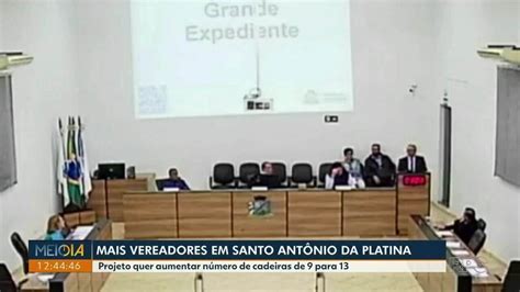 Câmara de Santo Antônio da Platina discute projeto que pode aumentar o