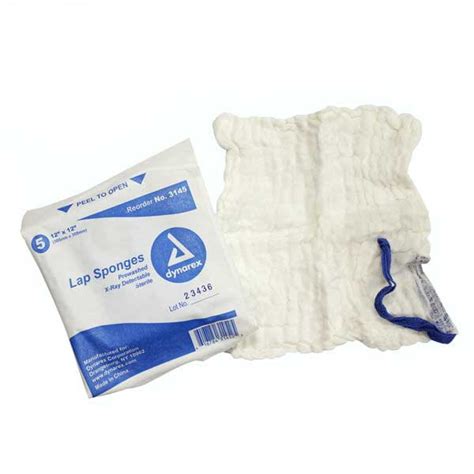 Dynarex Pre Washed Lap Sponge Sterile X Pack Walmart