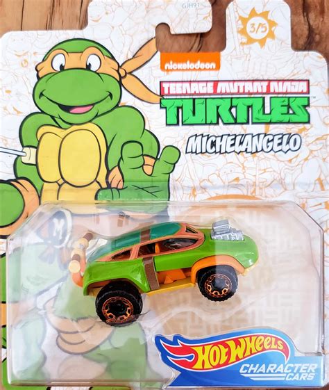 Hot Wheels Character Cars Tartarugas Ninjas Michelangelo Universo Hot Wheels