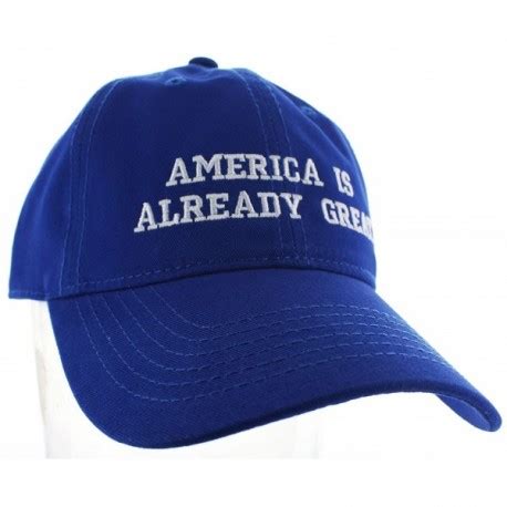 Fuck Trump Hat America Is Already Great Hat Variations Blue Aiag