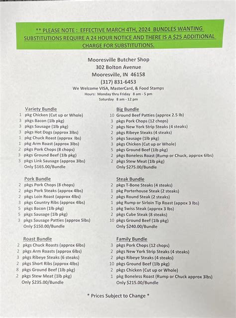 Mooresville Butcher Shop | Mooresville IN