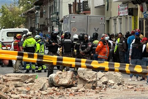 Sismo En Ecuador Deja 14 Muertos