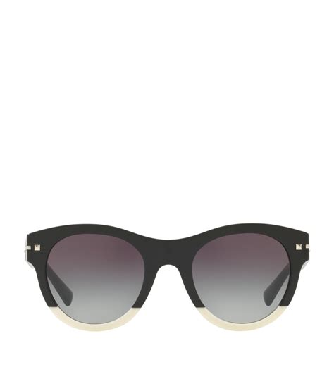 Valentino Garavani Black Phantos Sunglasses Harrods Uk