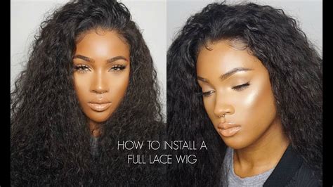 how to re install a lace front wig