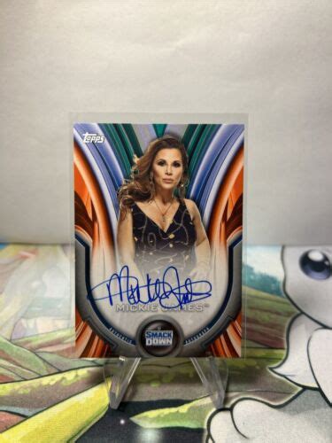 2020 Topps WWE Women S Division Roster Autographs Orange A MJ Mickie