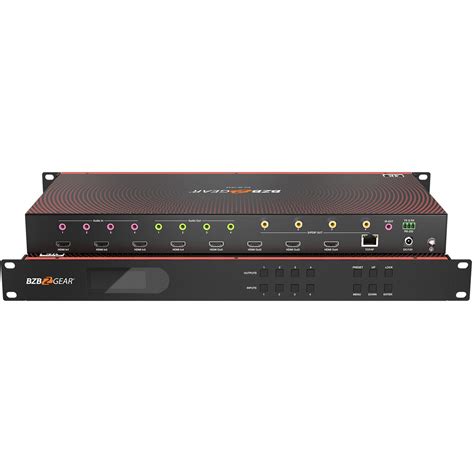 Bzbgear X Uhd K Seamless Hdmi Matrix Switcher Bg K Vp