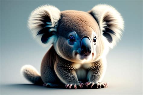 Premium Photo | Cute koala isolated on white background