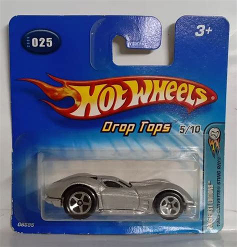 Hot Wheels 1963 Corvette Sting Ray 025 2005 Prateado Parcelamento Sem Juros