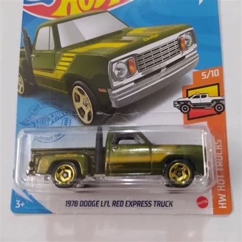 Carrinho Hot Wheels 1978 Dodge Lil Red Express Truck MercadoLivre
