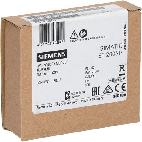 Siemens Indus Sector Simatic ET 6ES7138 6AA00 0BA0 1x24V Feldbus Dez