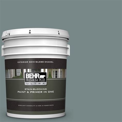 Behr Premium Plus Ultra Gal Ppu Juniper Ash Semi Gloss Enamel