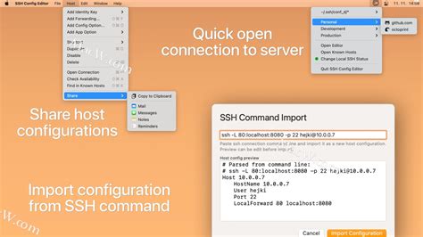 SSH配置编辑器SSH Config Editor Pro下载 SSH Config Editor Pro for Mac SSH配置文件管理