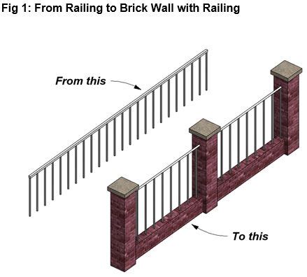 Revit Wall Railing