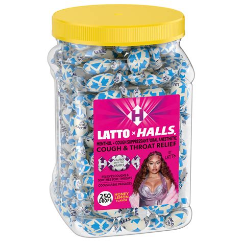 Halls Relief Honey Lemon Cough Drops, Latto Limited Edition, 250 Drops $7.96