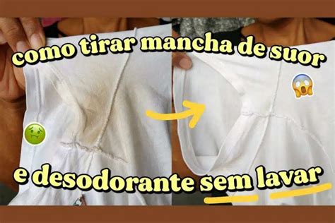 Como Tirar Manchas De Desodorante Sem Precisar De Produto Caro Para