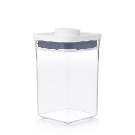 Oxo Good Grips New Pop Container Small Square Short Qt Sur La