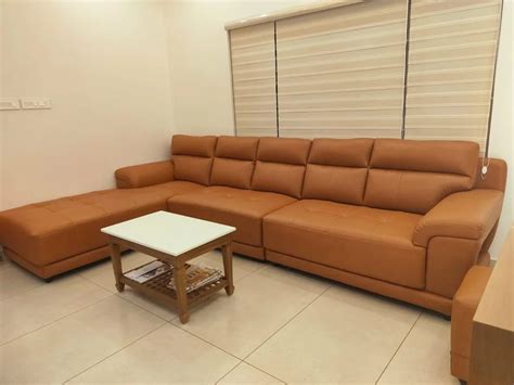 Full Cover Leather Rexin Sofa Living Room Seating Capacity Two