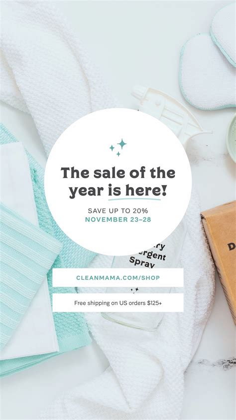 The Sale of the Year Starts Today! - Clean Mama