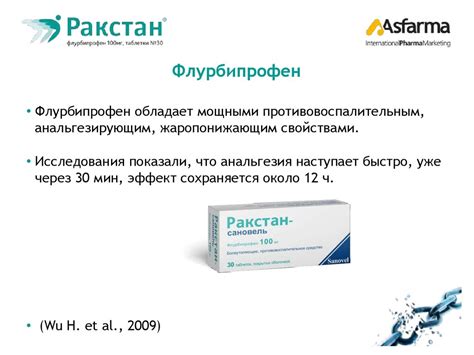 Флурбипрофен (Ракстан) - презентация онлайн