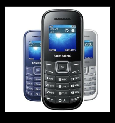 Brand New Basic 2G Samsung GT E1200 Mobile Phone Single Sim Unlocked UK