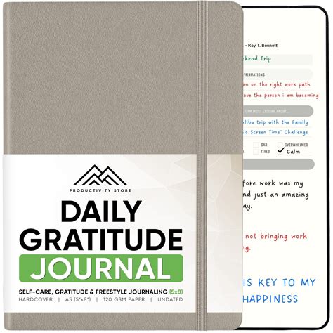 Daily Journal For Mindfulness & Productivity - Inspirational Journals ...