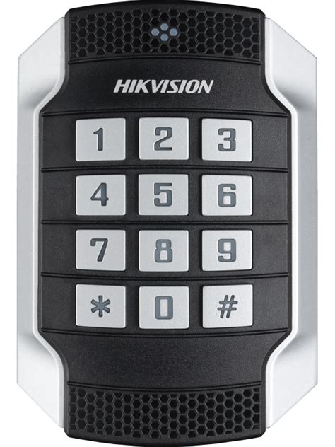 Hikvision Mifare Card Reader With Keypad IP65 IK10 DS K1104MK