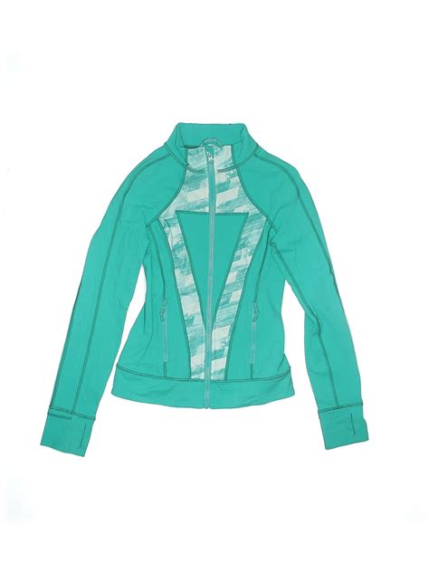 Ivivva Solid Blue Teal Track Jacket Size 10 51 Off Thredup