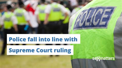 Police Forces Withdraw Unlawful Search Policies Sex Matters