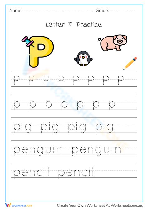 Letter P Worksheets 2024 Worksheets Library