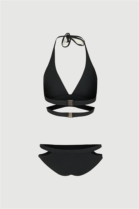 Women Seafolly Siyah Bikini