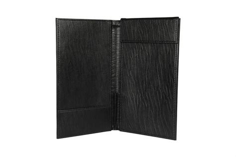 Bill Folder - Black Leather Bill Folder Manufacturer from Mumbai