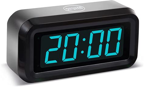 Timegyro réveil numérique,Réveil Matin Réveil à Pile 3 Niveaux de