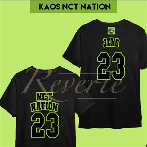 Jual Tshirt Nama Nomor Member Nct Nation Kaos Baju Nctzen Nct