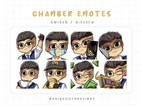 Chamber Valorant Chamber Valorant Twitch Emote Chamber Valorant