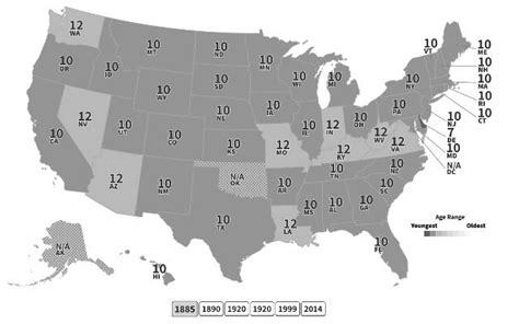 Age Of Consent Through The Years In The United States Radamés Ajna Observable