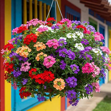 Verbenas: El truco para tener color sin parar en tus macetas colgantes