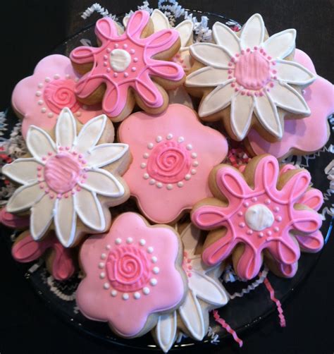 Flower Cookies Mother S Day 1 Dozen Decorated Sugar