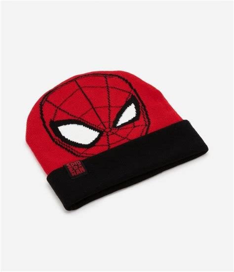 Gorro Infantil Estampa Do Homem Aranha Vermelho