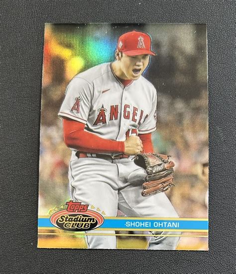 大谷翔平 2021 Topps Stadium Club Chrome Shohei Ohtani Angles 1991 Design