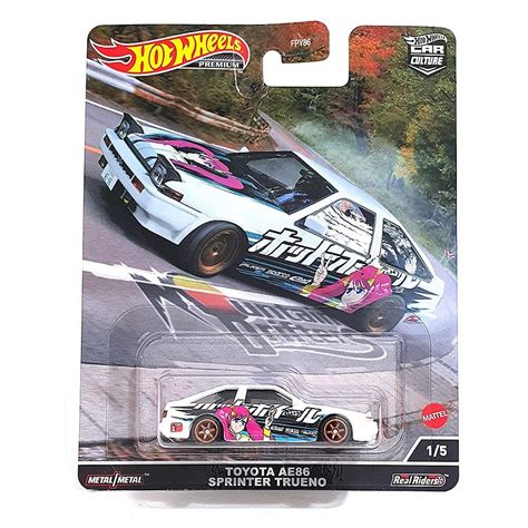 Hot Wheels Toyota AE Sprinter Trueno Mountain Drifters Car Culture Mini Hunts