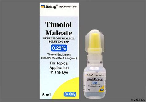 Timolol Maleate 0.25% Ophthalmic Drops, Sol 5 ML Sol - 110572