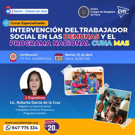 Escuela Mujer Curso Especializado IntervenciÓn Del Trabajador Social