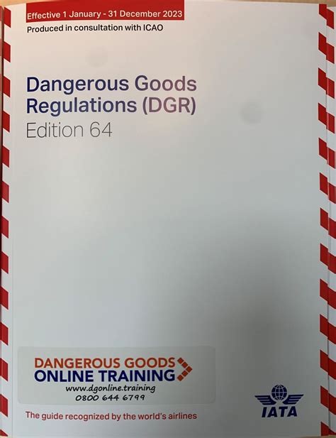 IATA DGR Addendum 64th Edition 2023 Dangerous Goods Online Training