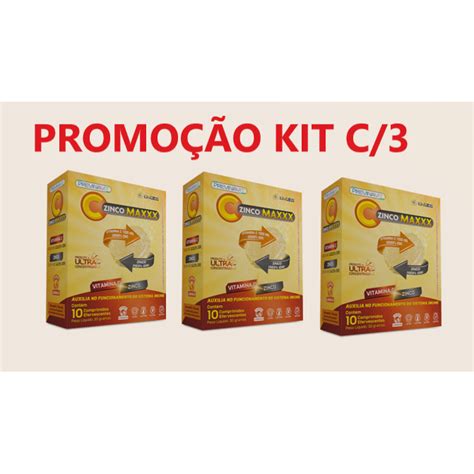 Vitamina C Zinco Efervescente 30 comprimidos Zinco Maxx ATENÇÃO