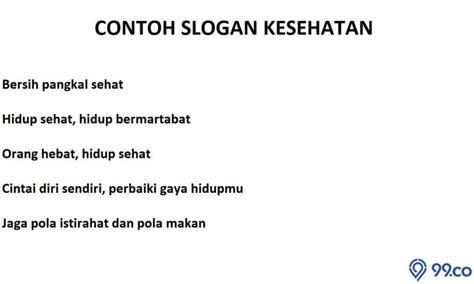 50 Contoh Slogan Kesehatan Yang Menarik Dan Inspiratif