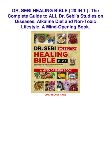 Ppt Read [pdf] Dr Sebi Healing Bible 20 In 1 The Complete Guide