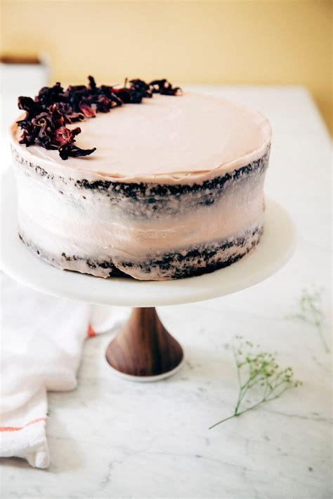 A Naked Hibiscus Chocolate Cake Hummingbird High