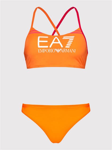 Ea Emporio Armani Bikini R Pomara Czowy Modivo Pl